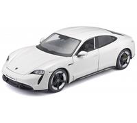 PORSCHE Taycan Turbo S - white - Bburago 1:24