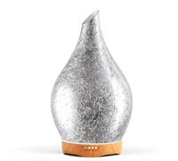 Porseme Aroma difusor de Cristal, 280 ml, humidificador soplado a Mano, ultrasónico, Suave, 7 ledes Que cambian de Color, últimas 7 Horas, sin BPA para el hogar, Yoga SPA