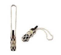 Porssaut 2pc Bolsa portabotellas de Agua, Portabotellas de Ganchillo Portador de Vino de macramé Bolsa de Botella de Ganchillo con Correa para Botella de Agua Portador de Botellas