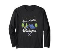 Port Austin, Michigan - Ropa Divertida de tu Ciudad Natal Manga Larga