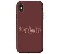 Port Charlotte Florida Diseño Elegante Vintage Carcasa para iPhone X/XS