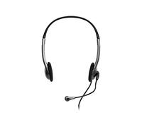 Port Connect - Auriculares estéreo con micrófono Jack de 3,5 mm, Color Negro