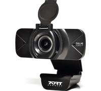 Port Designs Cámara web Port Connect 900078 – Full HD 2 MP USB con autoenfoque y micrófono