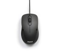 Port Connect Wired Mouse PC USB-A Ambidextrous Pro Black