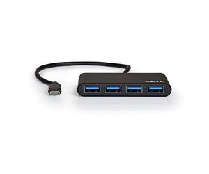 Port Designs 900123 hub de interfaz USB 3.0 (3.1 Gen 1) Type-C 5000 Mbit/s Gris - Concentrador (USB 3.0 (3.1 Gen 1) Type-C, USB 3.0 (3.1 Gen 1) Type-С, 5000 Mbit/s, Gris, ABS sintéticos, 0,45 m)
