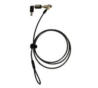 Port Designs 901211 - Cable antirrobo (Negro, Latón)