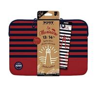 PORT DESIGNS LA Mariniere - Funda para PC (13/14 Pulgadas), Color Rojo y Azul