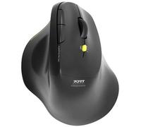 Port Designs Mouse Ergo Soft inalámbrico 2.4 GHz Bluetooth recargable silencioso