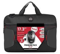 Port Designs Premium Pack Maletín para Portátil 17.3" + Ratón Negro
