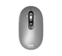Port Designs Ratón inalámbrico 2.4 GHz Bluetooth recargable USB-A/USB-C Pure Mac