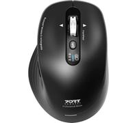 Port Designs - Ratón inalámbrico de 2,4 GHz, Bluetooth recargable silencioso