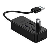 Port Expander - Hub USB inteligente, adaptador de conector | Transferencia de datos Organizador de dispositivos portátil adecuado consola de escritorio unidad flash cámara impresora teclado ratón