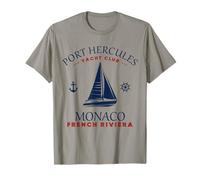 Port Hercules Marina Monaco Yacht Club Riviera Francesa Camiseta