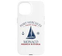 Port Hercules Marina Monaco Yacht Club Riviera Francesa Carcasa para iPhone 15