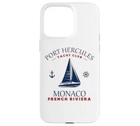 Port Hercules Marina Monaco Yacht Club Riviera Francesa Carcasa para iPhone 15 Pro MAX