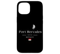 Port Hercules Monaco Yacht Club Marina Riviera Francesa Vela Carcasa para iPhone 15