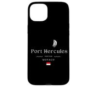 Port Hercules Monaco Yacht Club Marina Riviera Francesa Vela Carcasa para iPhone 15 Plus