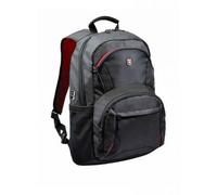 PORT Houston Mochila Blanda para PC/Tablet 17.3'', Negro / Rojo