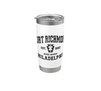 Port Richmond Philadelphia Barrio River Wards Filadelfia Vaso térmico de acero inoxidable de doble pared