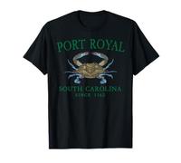 Port Royal South Carolina Cangrejo Azul Desde 1562 Amarillo Camiseta