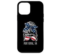 Port Royal VA - Gafas de Sol con diseño de moño desordenado Carcasa para iPhone 12 Mini