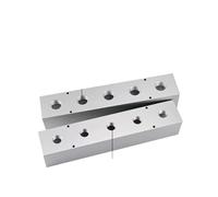 (Port To Port 50mm)50x50mm G1" In G1/2" Out 2-12 Ways Aluminium Alloy Distributor Manifold Splitter Block Pneumatic Air Fitting(5 Ways G1-G1l2)