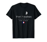 Port Vauban Antibes Yacht Club Marina Riviera Francesa Vela Camiseta