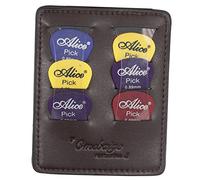 PORTA 6 PUAS PIEL PARA CORREA REF. 6575 FBM MARRON (10X8 Cm.) No incluye puas