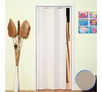 Porta a Soffietto da Interno in PVC Legno Cedro 83x214 cm mod. Maya