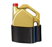 Porta Additivo Olio Auto Da Parete | 3x4 cm Olio Magnetico Antigoccia Rimovibile per Camion - Accessorio Per Cassone Del Camion Versatile E Sicuro | Per Uomini Proprietari Di Auto E Meccanici