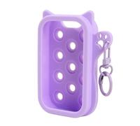 porta aerosol hidroalcohólico, flexible y portátil, con anilla para llaveros, portabotellas de para mano, para desplazamientos escolares, oficina, bolso de mano niña mujer
