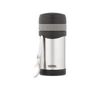 Porta alimentos con cuchara Thermos plegable de 0.5L (acero inoxidable)