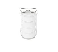 Porta alimentos Riess Classic White - 4 piezas