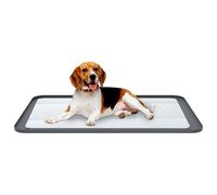 Porta-Almohadillas para Orina, Porta-Almohadillas de Silicona para Cachorros, Alfombrilla a Prueba de Fugas con Borde Elevado de 1.5CM, Bandeja de Entrenamiento para Cachorros de 92x64CM, Protector de