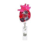 Porta-Badge con clip | Soporte de tarjeta de identificación nominativa | Llamamiento retráctil antigolpes para Escuela, Empresa, Conferencia y Personal Médico