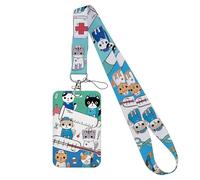 Porta Badge, Porta badge da collo, Porta badge infermiere, Portabadge collo, Porta badge rigido, Portabadge Collo Retrattile per Porta Badge Identificativo, Porta badge infermiere (A)