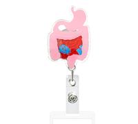Porta-Badge Retractable, Puerta Retractable, Llamamiento Antigolpes, para Escuela, Empresa, Conferencia y Personal Médico