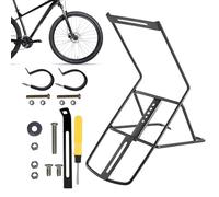 Porta-Bagages Bicicleta con Bastidor trasero Bicicletas Versátil Estructura Triangular Refuerzos Metálicos Doble Hebilla Rápido Uso Ciudad Senderismo Camping Peso máximo 15 Kilogramos