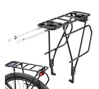 Porta-Bagajes Trasero Para Bicicleta - Telescópico Con Logo Reflectante - Porta-Bajajes Traseros Almacenamiento Carga - Para Equipaje Bicicleta De Carretera MTB Ciclismo Viajes Ciclismo Seguridad