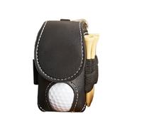Porta-Ballon de golf - Soldadura de almacenamiento de piel, organizador compacto | Carrier de pelota durable, funda para camisetas de golf, bolsa de cinturón, mini carrito de bolsillo, equipo de