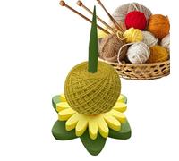 Porta bobina de hilo antienredos - Accesorio para ganchillo impreso en 3D para tirar del hilo liso, hilado portátil para tejer con base resistente, guía para hilos de viaje para y