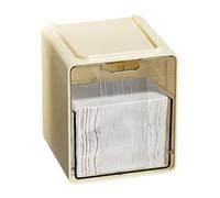Porta Bolas De Algodón,Dispensador Transparente Antipolvo Con Cajón - Guarda Bastoncillos de Algodón - Para Tocador Encimera Armario Cajón Mesa Pared Estante Armario Dormitorio Oficina En Casa