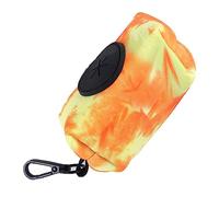 Porta Bolsas para Caca de Perro, Dispensador de Bolsas para Caca de Perro Colores Vivos para la Familia (Naranja)