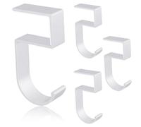 Porta Bolsas para Mesa, Gancho para Bolso de Mesa, Ganchos de Bolso para Mesa de Aluminio, Soportes para Bolsos de Mesa, Soporte para Mesa, Colgar Bolsa para Mesa, 4 Piezas, Blanco