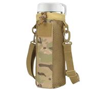 Porta botella con correa - Funda de transporte ligera para botella, bolsa de hidratación para deportes al aire libre | Funda ajustable con cordón, bolsa portátil para senderismo, correr, gimnasio