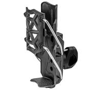 Porta botella para moto - Soporte ajustable con pinza metálica de 1,5 a 4 cm - Montaje manillar ajustable para bicicleta, patinete silla de ruedas, carrito de golf