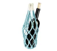 Porta Botellas De Agua - Reutilizable Portátil de Malla Tejida a Mano,Portabebidas - para Té con Leche Vaso de Café Taza Térmica Frasco de Vino, Compras Viajes Desplazamientos Diarios