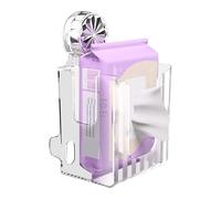 Porta Cajas de Pañuelos de Pared | Soporte para Toallitas de Pared - Dispensador Reposicionable Antideslizante con Ventosas para Baño Guardería Estación De Cambio De Pañales