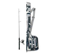 Porta caña de pescar, bolsa de transporte portátil para caña de pescar, cubierta protectora de aparejos de un solo hombro, funda de viaje para caña de pescar, bolsa de transporte para caña de pescar