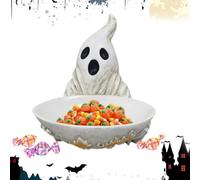 Porta Caramelos Fantasma Cuenco Decorativo Resina Con Forma De Fantasma